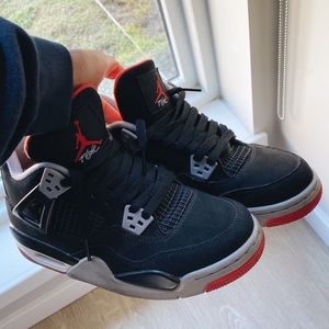 Air Jordan 4s Black Cement